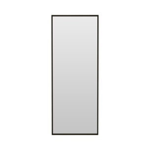 Дизайнерское настенное зеркало Parallax mini в металлической раме черного цвета