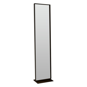 Дизайнерское напольное двухстороннее зеркало Ablestar ll в металлической раме черного цвета