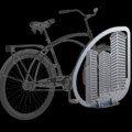 Парковка для колясок и велосипедов Интер на 1 место, стальная