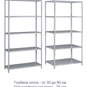 Стеллаж металлический ТС120 (2200х700х600)-5