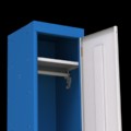 Шкаф для одежды Интер 300х450х1800 синий