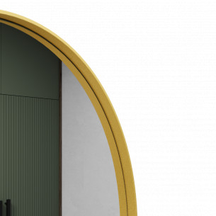 Зеркало в раме напольное и настенное арка большое 180х80 см Gold