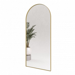 Зеркало в раме напольное и настенное арка большое 180х80 см Gold