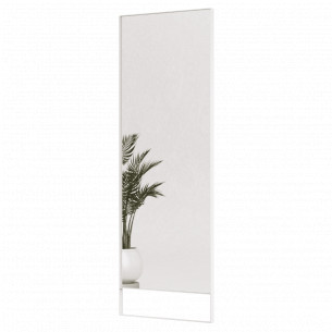 Зеркало в раме настенное и напольное на ножке прямоугольное 220х80 см White