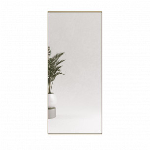 Зеркало в раме настенное и напольное прямоугольное 200х80 см Gold