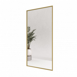Зеркало в раме настенное и напольное прямоугольное 200х100 см Gold